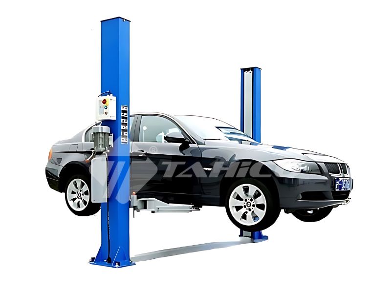 Sử dụng cầu nâng 2 trụ cáp dưới Ritian - QJY 3.2-C