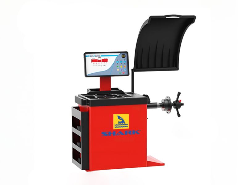 Máy cân bằng lốp xe bằng tia laser Shark SK2000E