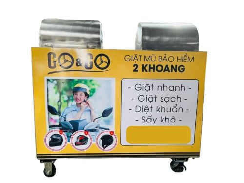 máy giặt nón bảo hiểm