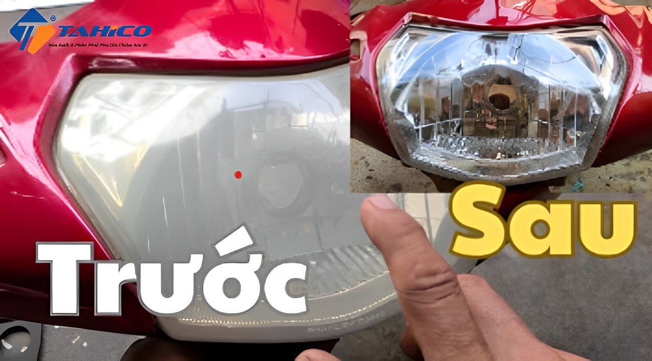 Đánh Bóng Chóa Đèn Xe Máy