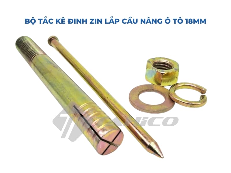 Tắc kê đinh zin lắp cầu nâng ô tô 18mm 5 tac ke dinh zin lap cau nang o to 18mm 5